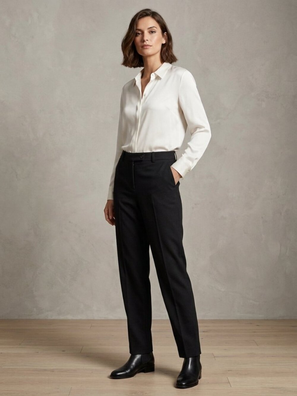 Versatile black Ann Taylor trousers
